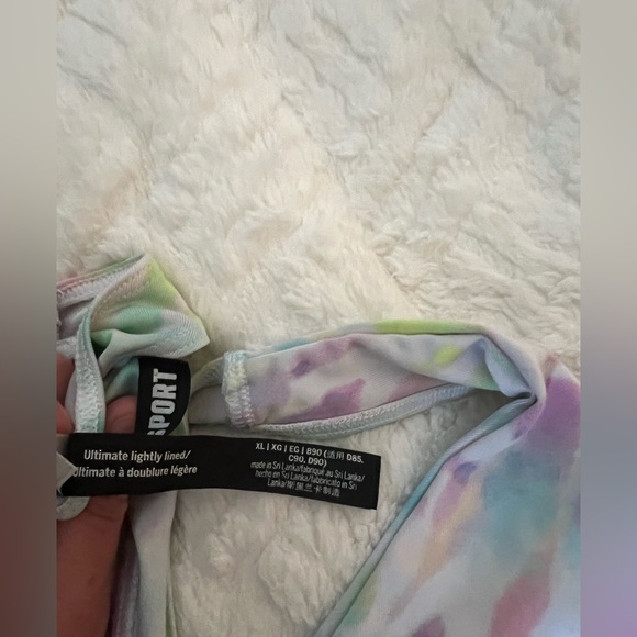 VSX - Pink - Tie-Dye Ultimate Lightly Lined Sports Bra - Picture 2 of 4